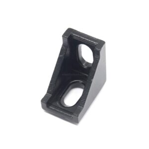 2020 Aluminum Corner for Extrusion Rod – Black