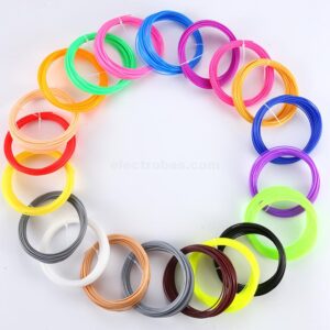 PLA Filament 1.75mm in 20 Different Colouin 5m Rolls for 3D Printer and 3D Pen