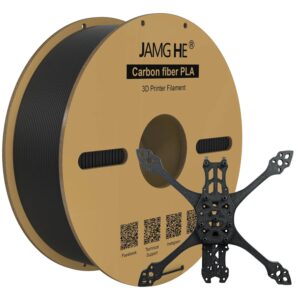 Jamg He 1.75mm Carbon Fiber 3D Printer Filament 1Kg Spool