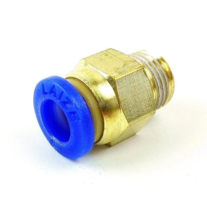 PC6-M10 Quick Coupler Straight Threaded Pneumatic Push In for Hotend Connection