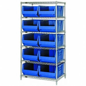 Plastic Bin Rack