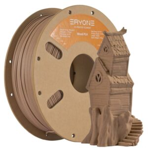 ERYONE PLA Wood Filament – 1.75mm±0.03mm (1kg)