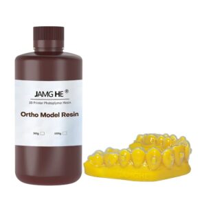 JAMG HE Dental Ortho Model Resin 3D Printer Resin Easy Casting Resin for DLP LCD MONO (1000G) – Skin
